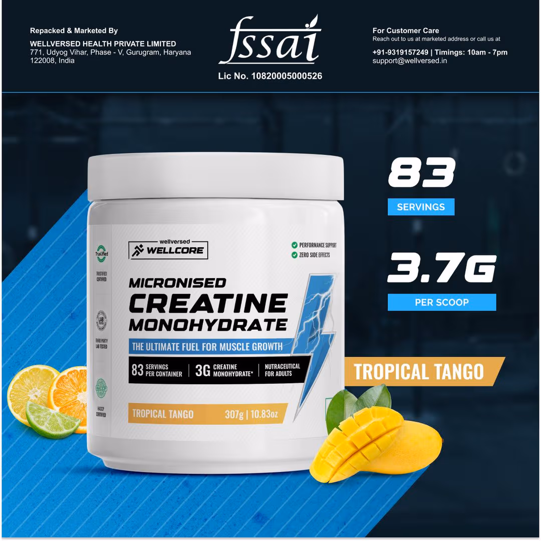 Wellcore - Pure Micronised Creatine Monohydrate (307g, 83Servings) - Image 4