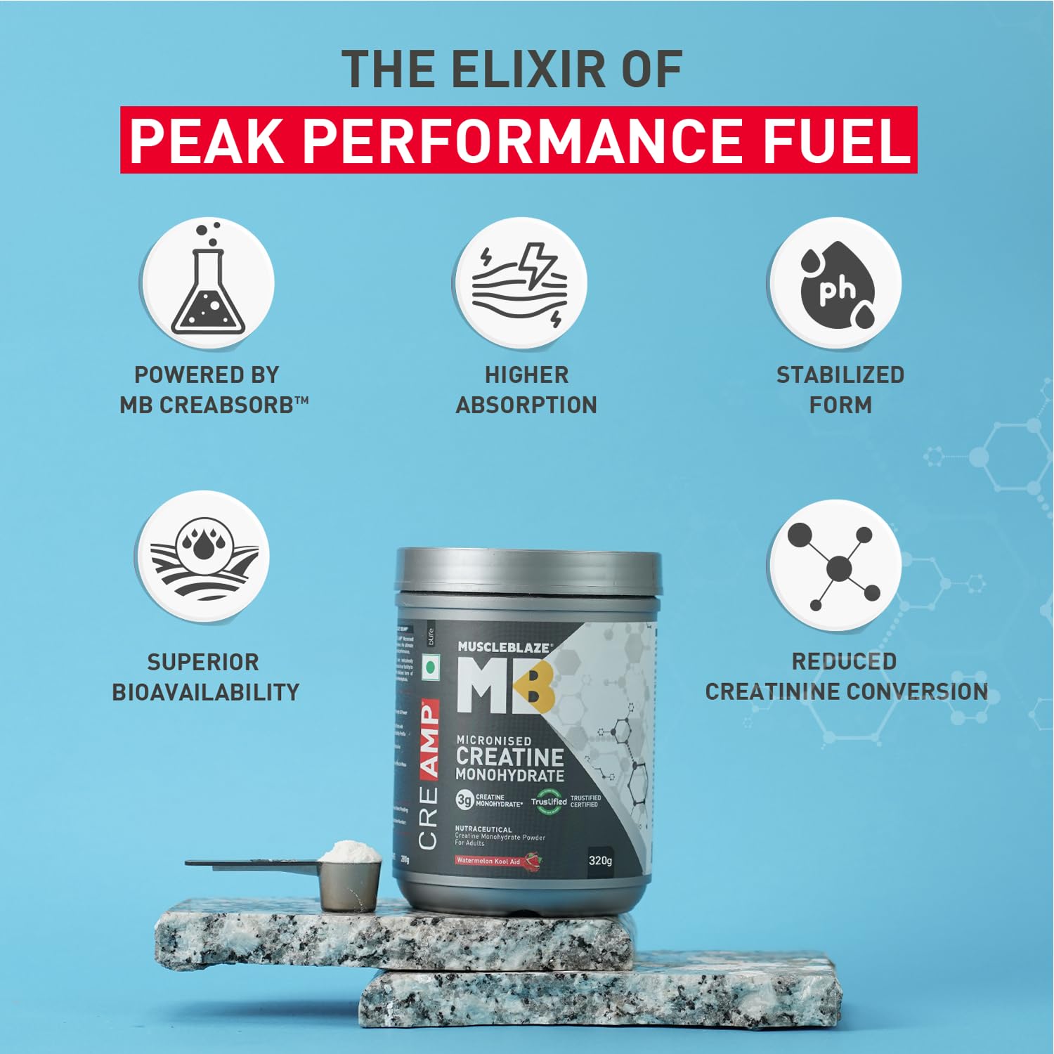 MB Micronized Creatine Monohydrate 320g - Image 4